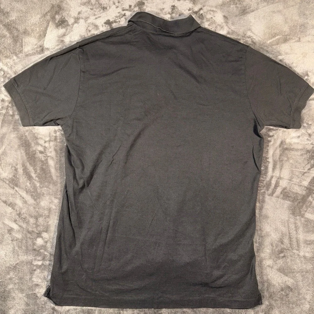 Polo Ralph Lauren Mens XL Black Pima Cotton Short Sleeve Polo Shirt Pony Logo